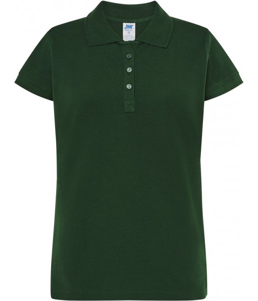 koszulka polo damska regular bawełna 200g elegancka do pracy i na co dzień