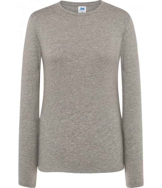 koszulka damska regular ls długi rękaw bawełna lekka wygodna idealna do nadruków i zastosowań sportowych