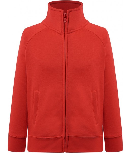 bluza dziecięca full zip 290g kołnierz zamek boczne kieszenie unisex