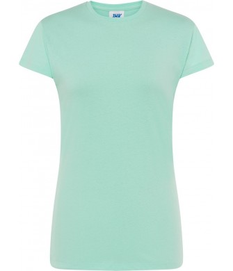 koszulka damska regular bawełna dopasowana lekka wygodna idealna do nadruków i zastosowań sportowych