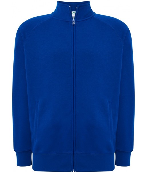 bluza męska full zip 290g kołnierz zamek boczne kieszenie sportowa