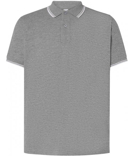koszulka polo męska regular contrast bawełna 210g contrast pique