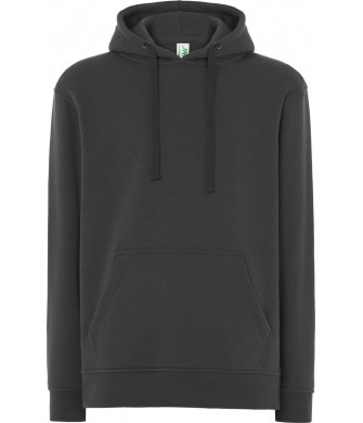 Antracytowa bluza dresowa męska z kapturem JHK SWRA KNG Charcoal CHC