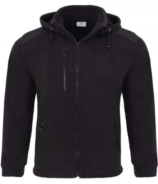 polar męski premium bushood 360g gruby odpinany kaptur outdoor trekking praca wzmocnienia manom