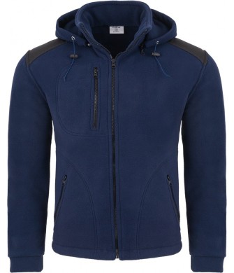 polar męski premium bushood 360g gruby odpinany kaptur outdoor trekking praca wzmocnienia manom