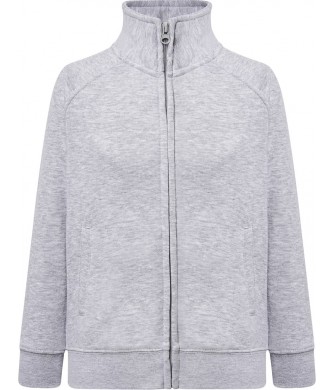 bluza dziecięca full zip 290g kołnierz zamek boczne kieszenie unisex