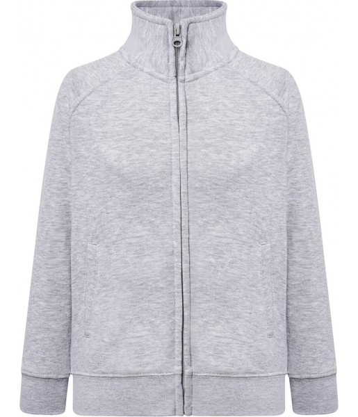 bluza dziecięca full zip 290g kołnierz zamek boczne kieszenie unisex