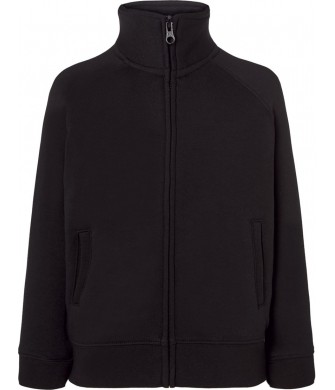 bluza dziecięca full zip 290g kołnierz zamek boczne kieszenie unisex