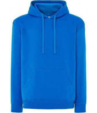 Niebieska bluza dresowa męska z kapturem JHK SWRA KNG Aqua AQ