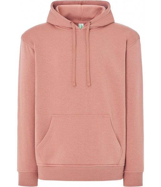 Różowa pudrowa bluza dresowa męska z kapturem JHK SWRA KNG Pink Vintage PV