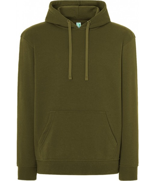 Bluza dresowa męska z kapturem JHK SWRA KNG Khaki KH