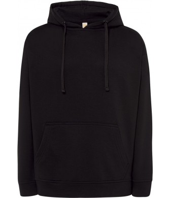 Bluza Dresowa Męska Z Kapturem SWKNG320 Czarna