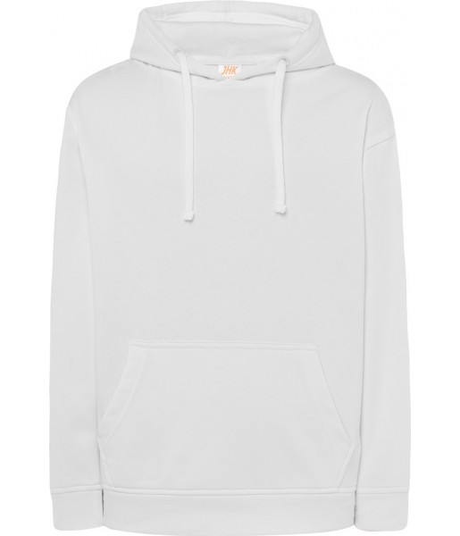 Bluza Dresowa Męska Z Kapturem SWKNG320 Biała