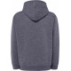 Granatowa denim melanżowa bluza dresowa męska z kapturem JHK SWRA KNG DNH