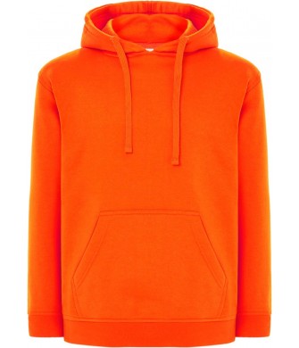 Pomarańczowa neonowa bluza dresowa męska z kapturem JHK SWRA KNG Orange Fluor ORF