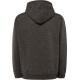 Antracytowa melanżowa bluza dresowa męska z kapturem JHK SWRA KNG Charcoal Heather CHCH