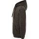 Antracytowa melanżowa bluza dresowa męska z kapturem JHK SWRA KNG Charcoal Heather CHCH