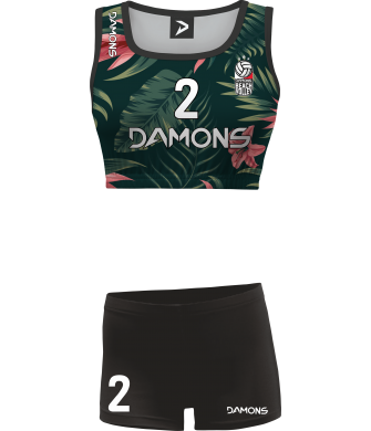 Stroje Plażowe Damskie Coco 7 (Top + Szorty)