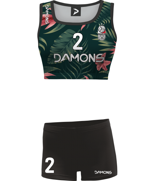 Stroje Plażowe Damskie Coco 7 (Top + Szorty)