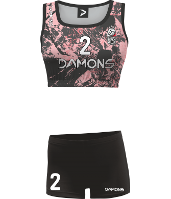 Stroje Plażowe Damskie Coco 6 (Top + Szorty)