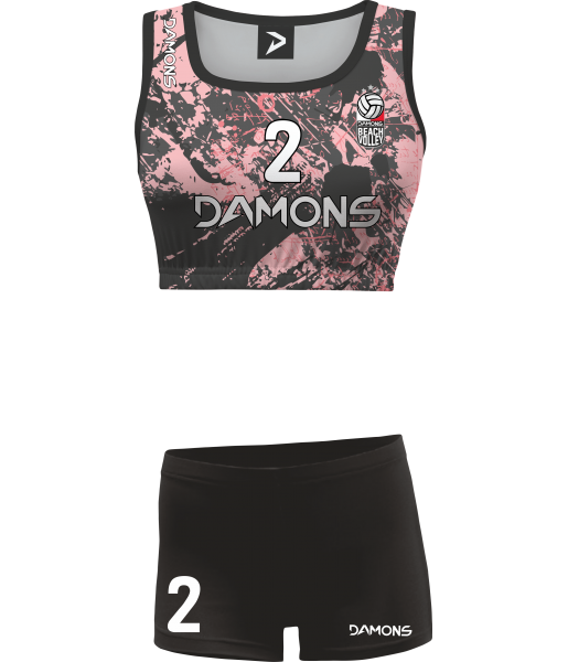 Stroje Plażowe Damskie Coco 6 (Top + Szorty)