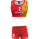 Stroje Plażowe Damskie Coco 3 (Top + Szorty)