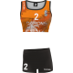 Stroje Plażowe Damskie Coco 1 (Top + Szorty)