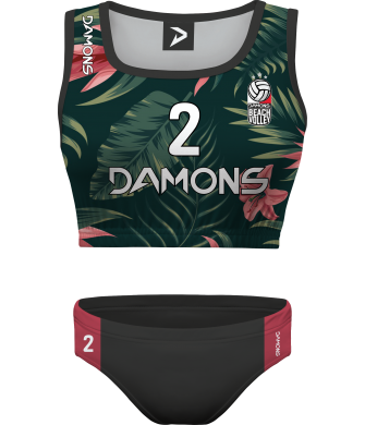 Stroje Plażowe Damskie Coco 7 (Top + Figi)