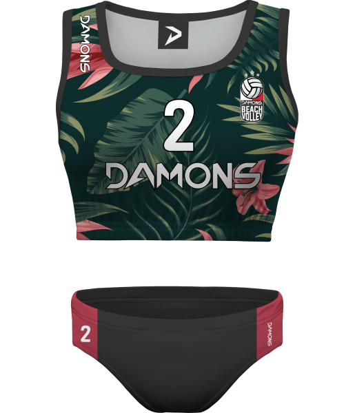 Stroje Plażowe Damskie Coco 7 (Top + Figi)
