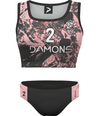 Stroje Plażowe Damskie Coco 6 (Top + Figi)