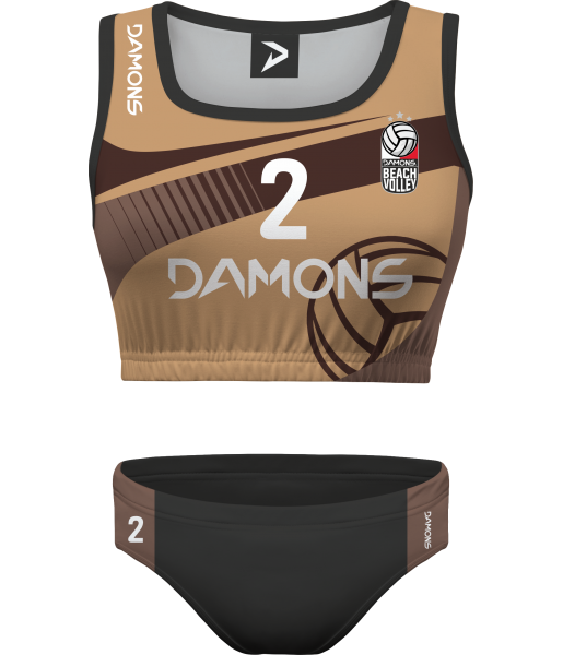 Stroje Plażowe Damskie Coco 4 (Top + Figi)