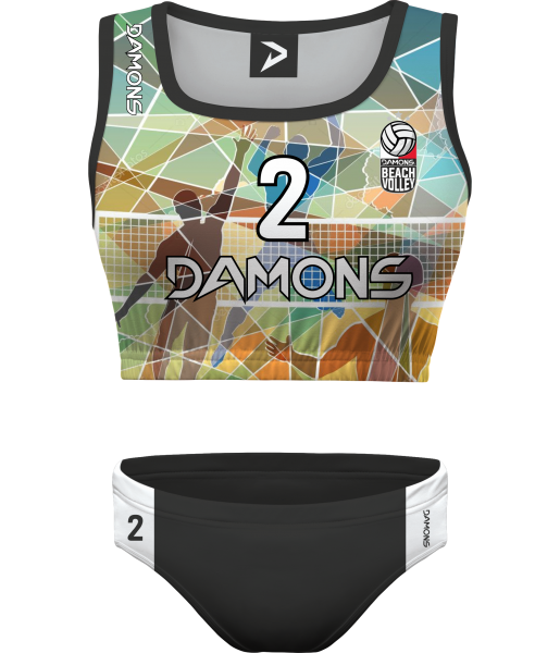 Stroje Plażowe Damskie Coco 2 (Top + Figi)