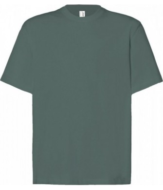 Zielona Teal koszulka bawełniana męska JHK TSUAOVER oversize 200 g/m²