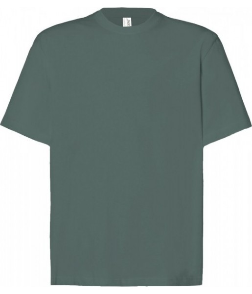 Zielona Teal koszulka bawełniana męska JHK TSUAOVER oversize 200 g/m²