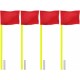 Tyczki Narożnikowe z Flagą Yakima – komplet 4 sztuk, 190 cm, tulejowane