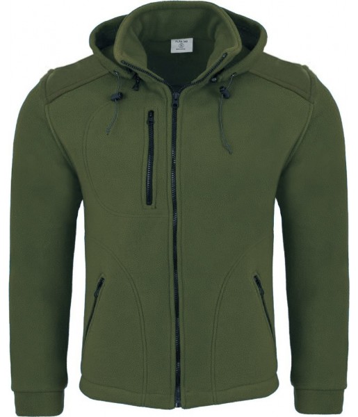 polar męski premium bushood 360g gruby odpinany kaptur outdoor trekking praca wzmocnienia manom