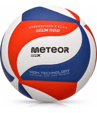 Piłka Siatkowa Meteor Max900 Rozmiar 5 – wytrzymała piłka do siatkówki, miękka i komfortowa.