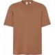 Brązowa Mocha Mousse koszulka bawełniana męska JHK TSUAOVER oversize 200 g/m²