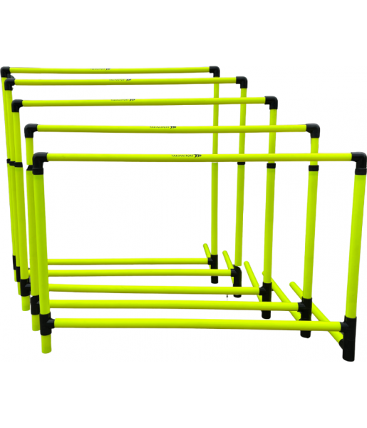 płotek treningowy regulowany 68–106 cm zestaw 6 sztuk do treningu koordynacyjnego i zwinności – hurtownia manom