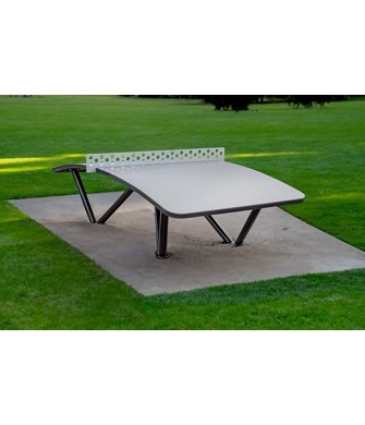 stół do teqballa archpingo outdoor mocowany w podłożu, odporny na pogodę, idealny do szkół i parków