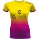 koszulka siatkarska damska dora n – elastyczna, oddychająca, do siatkówki halowej, nadruk sublimacyjny