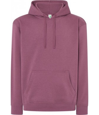 Fioletowa przygaszona bluza dresowa męska z kapturem JHK SWRA KNG Dusty Purple DP