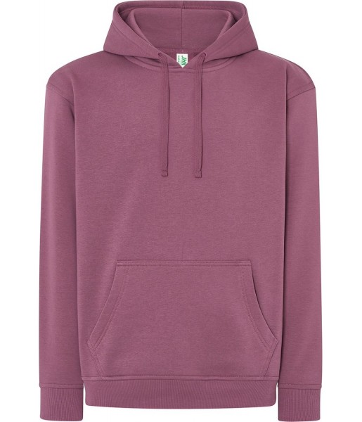 Fioletowa przygaszona bluza dresowa męska z kapturem JHK SWRA KNG Dusty Purple DP