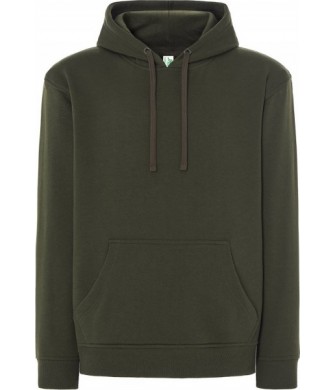 Zielona leśna bluza dresowa męska z kapturem JHK SWRA KNG Forest Green FG