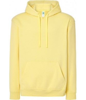 Żółta pastelowa bluza dresowa męska z kapturem JHK SWRA KNG Light Yellow LY