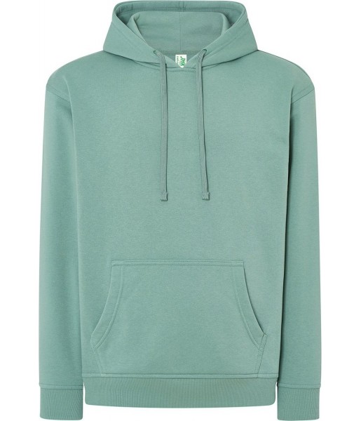 Zielona bluza dresowa męska z kapturem JHK SWRA KNG Moss Green MO