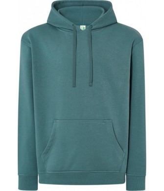 Zielona morska bluza dresowa męska z kapturem JHK SWRA KNG Teal TE
