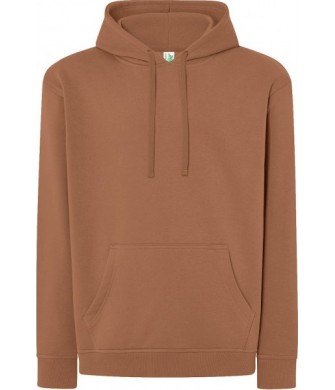 Brązowa bluza dresowa męska z kapturem JHK SWRA KNG Mocha Mousse MM