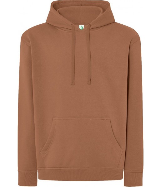 Brązowa bluza dresowa męska z kapturem JHK SWRA KNG Mocha Mousse MM
