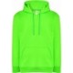 Zielona limonkowa neonowa bluza dresowa męska z kapturem JHK SWRA KNG LMF